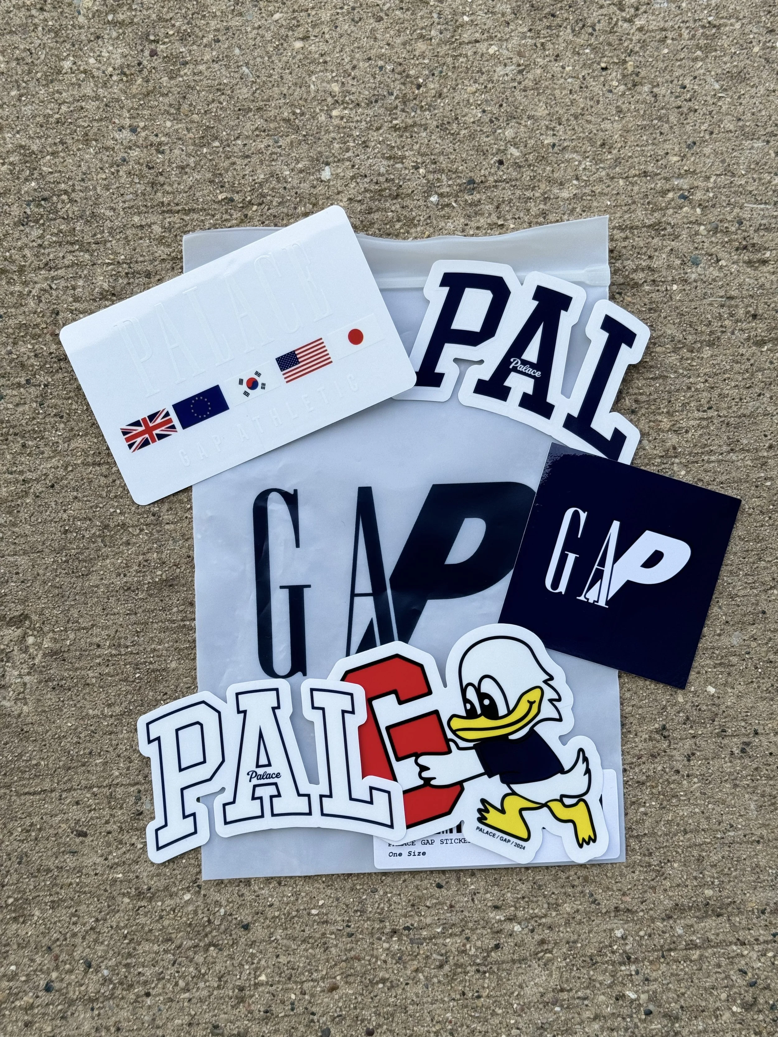 PALACE GAP STICKER PACK — STANDARD X FUTURE